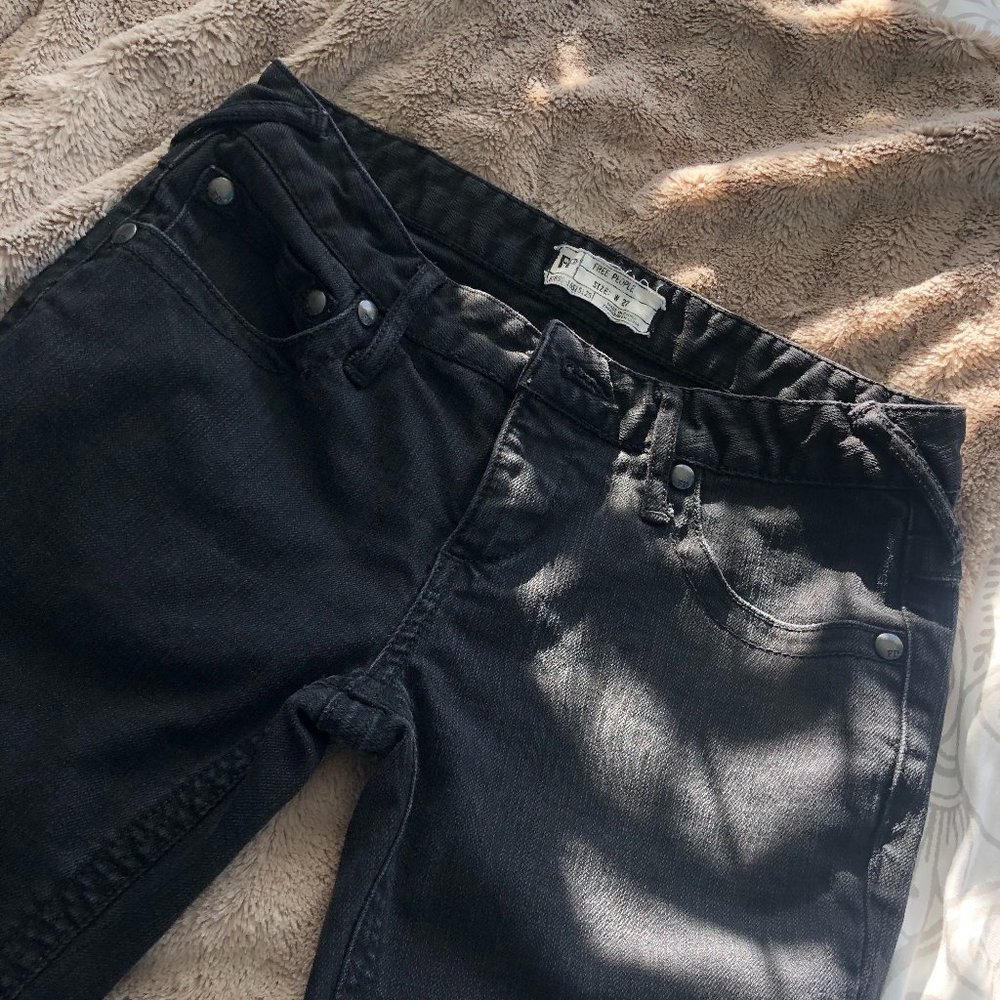 Free People black skinny jeans size 27